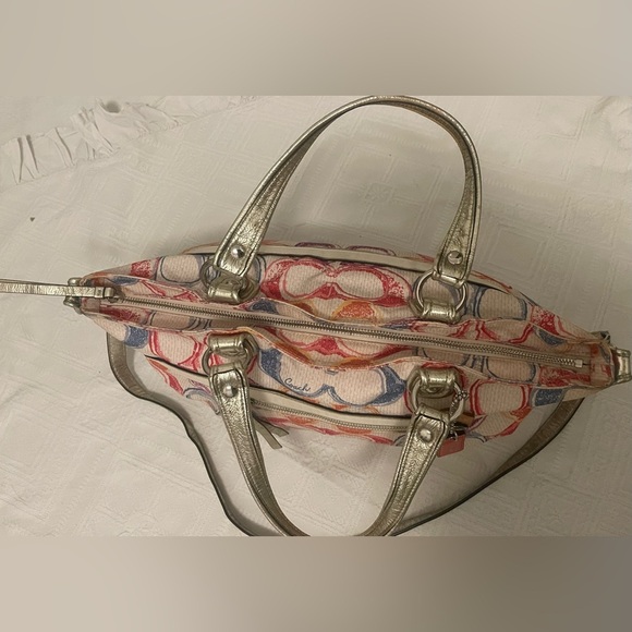 Coach Poppy Dream C Rocker Multicolor Satchel - Picture 16 of 16